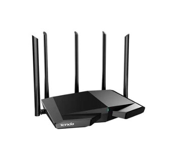 Router Wi-Fi 6e, AX5700 TriBand 2.4 5GHz 6GHz, 861+2402+2402 Mbps, 5x6dBi, 4 x Gigabit - TENDA TND-RX27-PRO