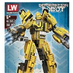 Set de constructie LW, Transformers 2 in 1 - Bumblebee, 332 piese tip lego, OEM