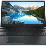 Laptop Gaming Dell Inspiron G3 3500 cu procesor Intel® Core™ i7-10750H pana la 5.00 GHz, 15.6", Full HD, 144Hz,16GB, 512GB SSD, Nvidia GeForce GTX 1650Ti 4GB, Ubuntu,Black