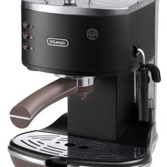 Espressor manual De'Longhi Vintage ECO311.BK, 1100W, 15 bar, 1.4 l, Negru