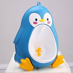 Pisoar pinguin pentru baietei (culoare: albastru)