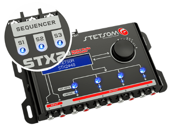 Procesor de sunet auto Stetsom STX2448 DSP, 4 canale, Stetsom