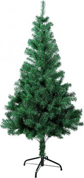 Brad artificial de Craciun Gotoll, metal/PVC, verde, 120 cm