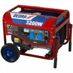Generator curent electric monofazat, benzina, 2800W, motor 4 Timpi, 7cp, 220V, 15L, Dedra
