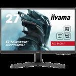 Monitor gaming LED IPS iiyama G-Master G2770QSU-B5, 27", WQHD, HDMI, Display Port, 165Hz, FreeSync Premium, Red Eagle, Vesa, Negru