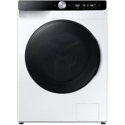 Masina de spalat rufe cu uscator Samsung WD90DG6B85BKU4, Spalare 9 kg, Uscare 6 kg, 1400 RPM, Clasa D, AI Wash, Auto Dispense, AI Ecobubble, AI Control, Super speed 39 min, WiFi (Alb)