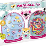 Set creativ 2 in 1 Koala - bratari si pernuta in forma de urs Koala, Totum