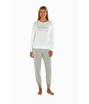 Imbracaminte Femei Wildfox Weekend I Love You Set Snow White, Wildfox