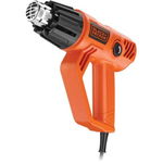 Suflanta cu aer cald, 230 V, 50-450/90 - 600° C, 300/500 l/min debit aer, portocaliu, Black & Decker