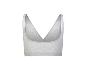 Imbracaminte Femei BRABAR Cotton Stretch U-Back Bra Grey Heather, BRABAR