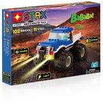 Jucarie Stax Monster truck + Set constructie cu lumini si sunete, Open Brick Source