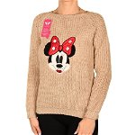 Pulover bej Minnie Mouse - cod 40517, 