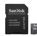 Micro SDHC 32GB Class 4 + Adaptor SD, SanDisk