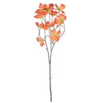 Crenguta artificiala flori cornus portocaliu 73 cm, Decorer