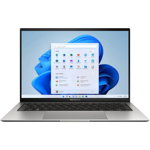 Laptop ASUS Zenbook S 13 OLED UX5304VA-NQ138X, Intel Core i7-1355U pana la 5GHz, 13.3" 2.8K, 32GB, SSD 1TB, Intel Iris Xe Graphics, Windows 11 Pro, Basalt Grey