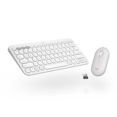 Set tastatură Logitech K380s + mouse Logitech M350s, alb