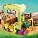 Jucarie Playmobil Spatiu ingrijire cai - Spirit, plastic, 28.2 x 18.6 x 9.2 cm, Multicolor