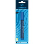Marker permanent Schneider Maxx 250, varf tesit, 2-7mm, albastru