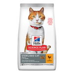 Hill's SP Adult Sterilised, Pui, hrană uscată pisici sterilizate, 3kg, Hill's