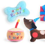 ALL FOR PAWS Jucărie pentru câini, Birthday, din pluş, diverse modele, All For Paws