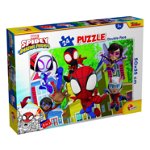 Puzzle de colorat - Distractie cu paienjenelul Marvel si prietenii lui uimitori (24 piese), LISCIANI