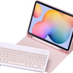 Husa tableta Strado Husa cu tastatura pentru Samsung Galaxy Tab S6 Lite - CFS6L (roz) universal, Strado