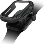 Husă Uniq UNIQ Torres Apple Watch Series 4/5/6/SE 40mm. negru/negru la miezul nopții