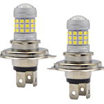 Set 2 becuri auto H4 cu 42 LED SMD 120W 6000k 12/80V doua faze lupa, GAVE