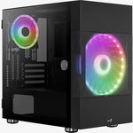 Carcasa Turn ACCS-PV33023.11 Atomic Lite-G-BK-v1 mATX Negru, Aerocool