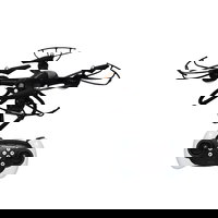 Drona RC cu leduri, 27x27x4,5 cm, CHINA