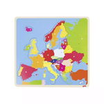 Puzzle din lemn Harta Europei, Goki