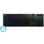 Tastatura mecanica gaming Logitech G915 Ultraslim Lightspeed Wireless & Bluetooth Lightsync RGB Switch Tactil