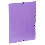Mapa din plastic, A4, mov, cu elastic, VIQUEL Rabats