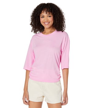 Imbracaminte Femei LAmade South Bay Shirred Tee Begonia, LAmade