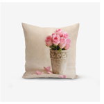 Față de pernă din amestec de bumbac Minimalist Cushion Covers Pink Rose, 45 x 45 cm