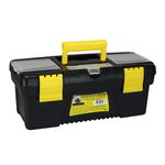 Cutie pentru depozitare scule Tools, 41.5 x 21 x 19 cm, Negru/Galben