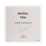 Ceai ghimir si lemongrass, bio, 15 piramide, Gadal Tea, GadalTea