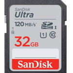 Ultra 32GB SDHC Memory Card 120MB/s, SanDisk