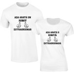 Set de tricouri albe Asa arata COD SA205, Zoom Fashion