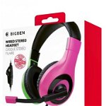Casti Bigben Stereo V1 Pink/green - Nintendo Switch NSW