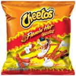 Cheetos (USA) Crunchy Flamin' Hot - cu gust de ardei iute 35.4g, Cheetos