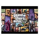 Tablou afis Grand Theft Auto - Material produs:: Tablou canvas pe panza CU RAMA, Dimensiunea:: 70x100 cm, 