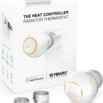Cap termostatic inteligent de radiator FIBARO Heat Controller, Z-Wave Plus, cod FGT-001 ZW5 EU, Fibaro