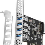 AXAGON Adaptor PCI-Express PCEU-43RS, 4x USB 3.0