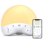 Lampa de veghe smart TaoTronics, RGB, control din telefon, 25 sunete, control Alexa/Google