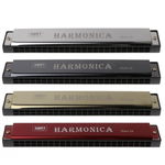 Muzicuta Harmonica cu 24 gauri, din metal, Krista