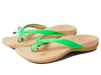 Incaltaminte Femei VIONIC with Orthaheel Technology Bella Electric Green Croc, VIONIC with Orthaheel Technology