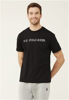 Tricou de pijama cu imprimeu logo, US Polo Assn