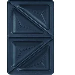 Set 2 placi sandwich-uri triunghiulare Tefal Snack Collection+ Carte de retete