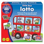 Joc de societate lotto Micul autobuz Orchard Toys, 15 x 14 x 2.5 cm, 2-4 jucatori, 3 ani+